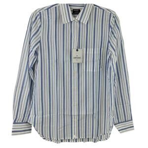 UNTUCKit Blue Striped Shirt Womens Blouse